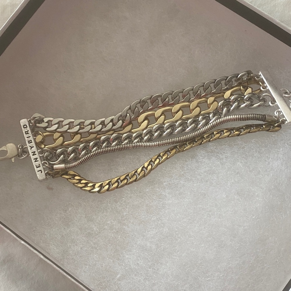 Jenny Bird Mixed Metal Chain Bracelet